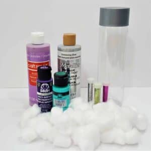 DIY Nebula in a Bottle | Easy craft project for kids. Make this awesome Nebula in a Bottle. Looks just like a galaxy filled sky!