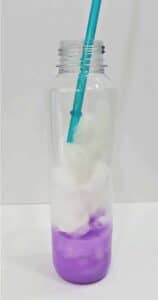 DIY Nebula in a Bottle | Easy craft project for kids. Make this awesome Nebula in a Bottle. Looks just like a galaxy filled sky!