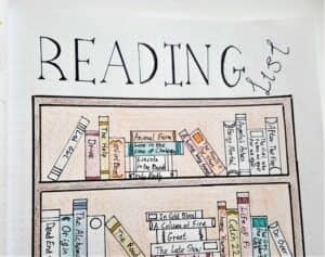 Reading Tracker | Bullet Journal | A selection of great bullet journal tracker ideas for keeping up with the books, movies and TV shows you want to read and see! Track all your entertainment options with these spreads.
