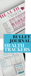 Weight Loss Tracker Bullet Journal | Use your bullet journal to track your weight loss, meal planning, health, exercise and more. Weight Loss Tracker Spread & Health Tracker Spread.