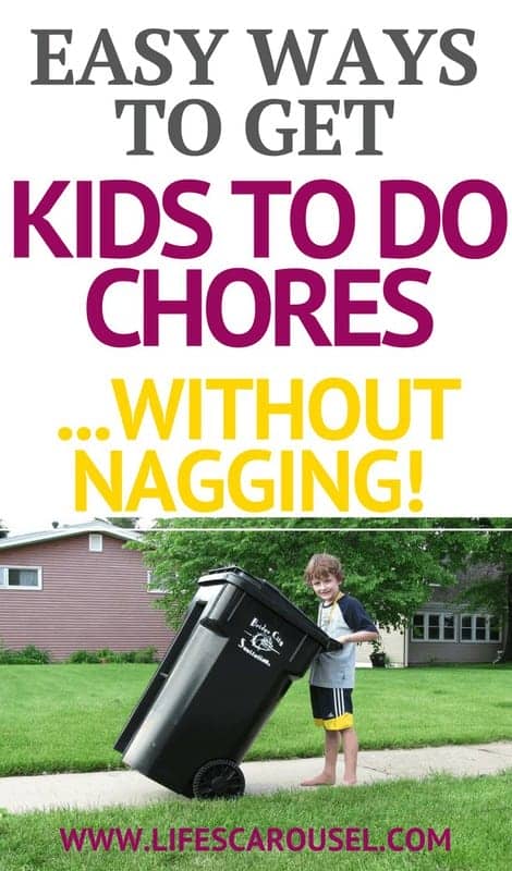 10 Easy Ways to Get Kids to Do CHORES | Perfect chores by age. No more chore charts. Find your perfect Chore System to get your children to help around the house. Chore ideas list for your toddler, preschooler, child and teen!