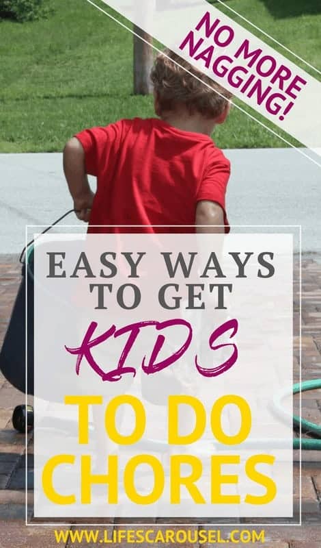 10 Easy Ways to Get Kids to Do CHORES | Perfect chores by age. No more chore charts. Find your perfect Chore System to get your children to help around the house. Chore ideas list for your toddler, preschooler, child and teen!