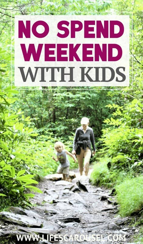 No Spend Weekend With Kids | Not Your Average List | AWESOME IDEAS to spend no money with kids. FREE Activities for kids in summer and winter. SAVE BIG MONEY AND HAVE FUN.