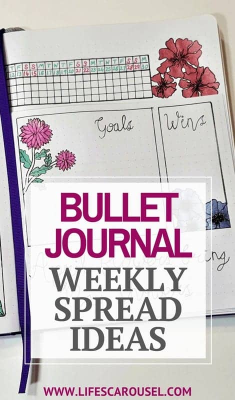 Bullet Journal Weekly Spread - Find Your Perfect Weekly Spread | Using a Dutch Door page to find a weekly (or monthly) layout that works for you! Minimalist and simple to create by very practical! Layout ideas to help you stay organized with your bujo!