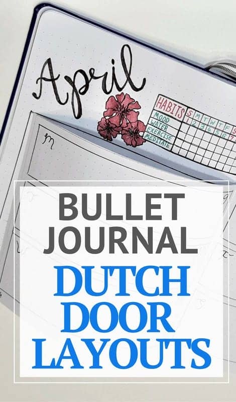 Weekly Bullet Journal Spread – Finding the Perfect Weekly Layout | Weekly Spread ideas, layouts, simple and minimalist ideas. Perfect for work or school. Dutch door and half page designs!