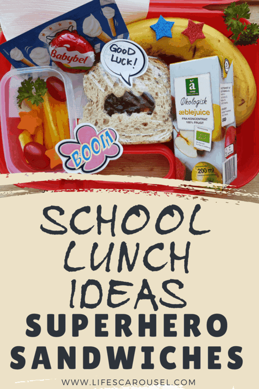 School Lunch Ideas - Superhero Sandwich | AMAZING School lunch idea for kids. This superhero sandwich idea will make your kids say "WOW"! School lunch will never be the same again! Quick, easy and tasty - perfect for picky eaters. This healthy bento box lunch is perfect for kids of all ages.