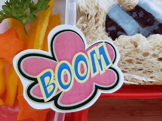 School Lunch Ideas - Superhero Sandwiches!