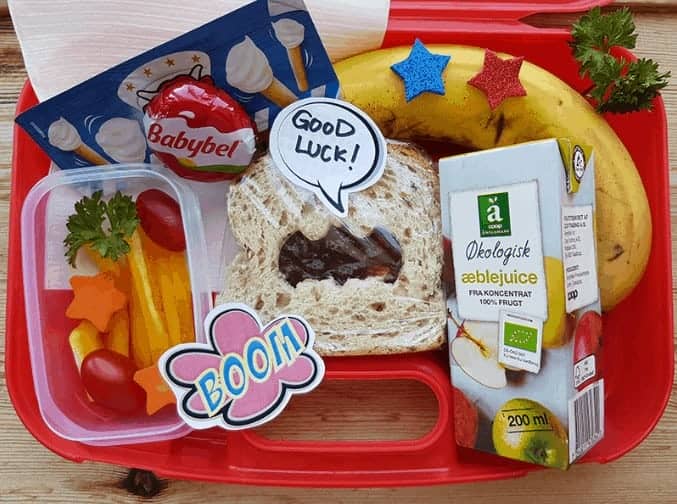 School Lunch Ideas - Superhero Sandwiches!