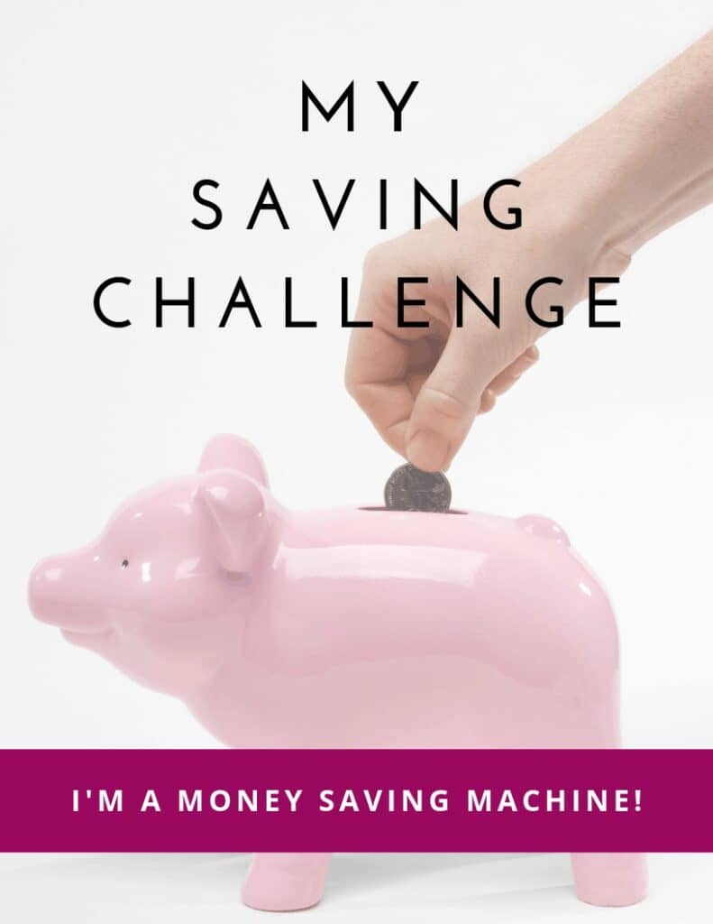 Savings Tracker Cover Sheet