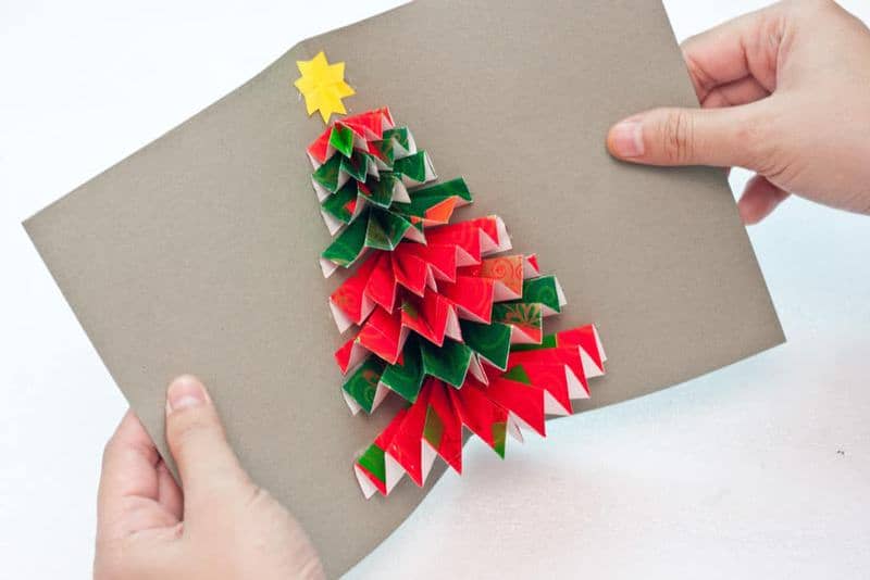 Pop-Up Christmas Tree Card
