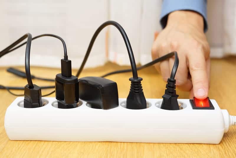Sustainability for office - unplug devices