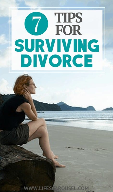 7 Tips for Surviving Divorce with Kids | Advice and tips to survive divorce with (or without) kids. Life after divorce doesn't have to suck!