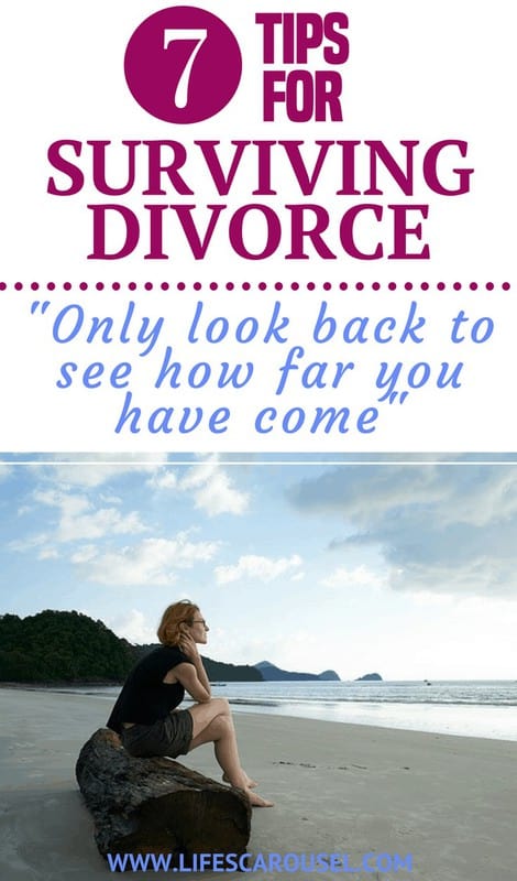 7 Tips for Surviving Divorce | Advice and tips to survive divorce with (or without) kids. Life after divorce doesn't have to suck!