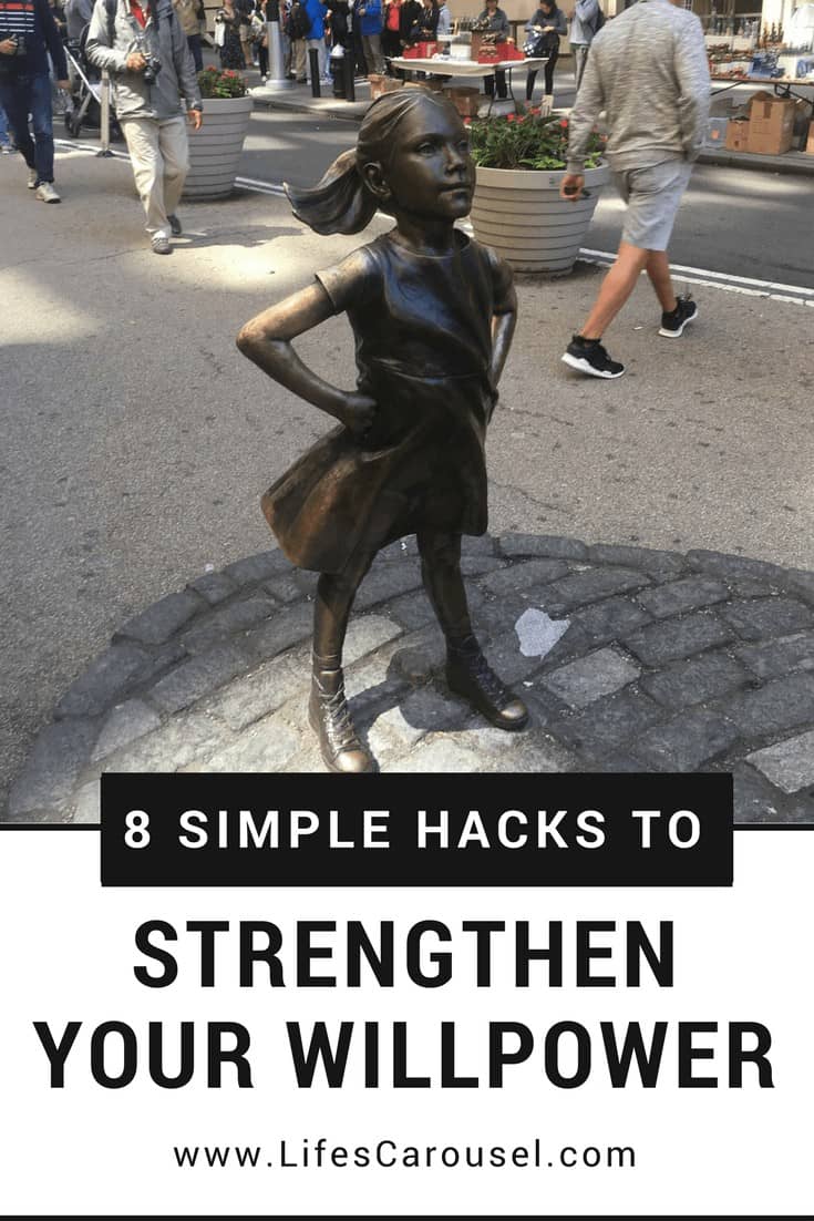 8 Simple Hacks to Strengthen your Willpower | Easy tips to help you resist temptation and met your goals