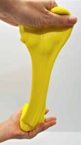 BUTTER SLIME | Super Smooth & Stretchy Butter Slime. This is the softest, smoothest and stretchiest slime EVER! Easy to make, no mess slime! Great kids craft or activity that everyone will enjoy! Perfect for birthday parties, classroom activity, STEM project and more!