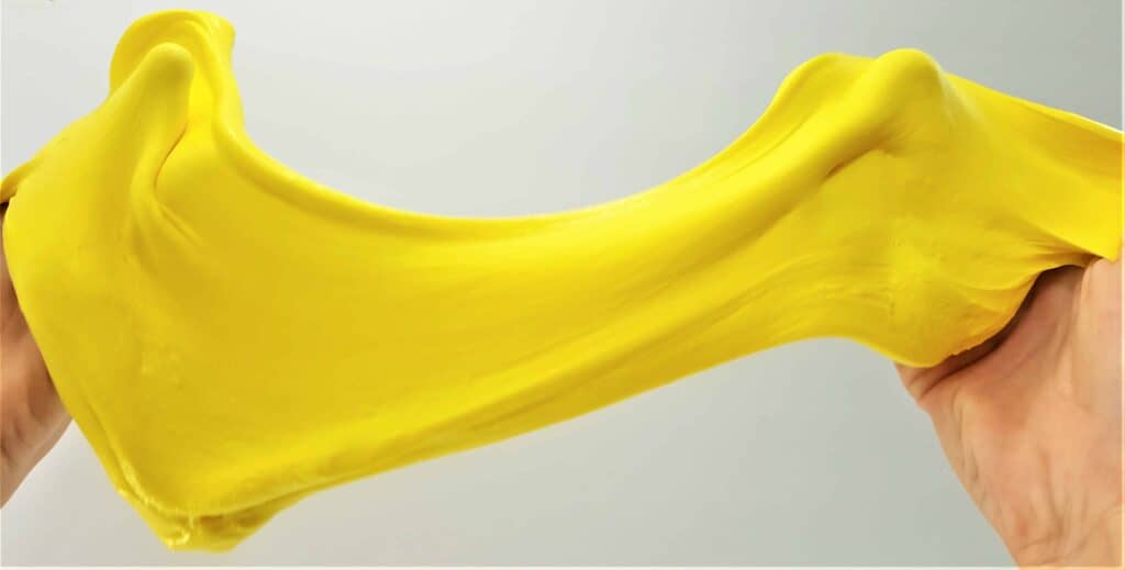 BUTTER SLIME | Super Smooth & Stretchy Butter Slime. This is the softest, smoothest and stretchiest slime EVER! Easy to make, no mess slime! Great kids craft or activity that everyone will enjoy! Perfect for birthday parties, classroom activity, STEM project and more!
