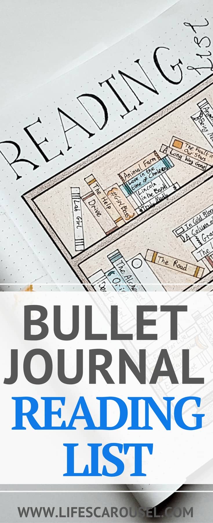 Reading Tracker | Bullet Journal | A selection of great bullet journal tracker ideas for keeping up with the books, movies and TV shows you want to read and see! Track all your entertainment options with these spreads.