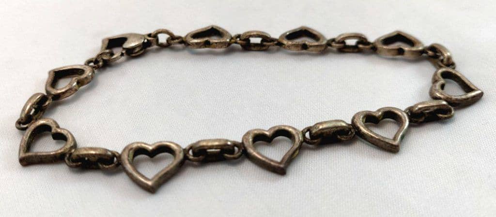 Homemade Jewelry Cleaner - Bracelet Before